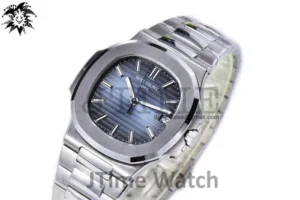 Nautilus 5711/1A 3KF 1:1 Best Edition Blue Textured Dial on SS Bracelet A324 Super Clone