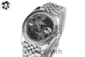 DateJust 126334 904L SS Clean Factory Best Edition Wimbledon Dial on Jubilee Bracelet S3235